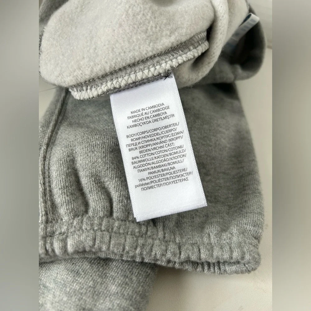 NWT POLO RALPH LAUREN GREY FLEECE SWEATPANTS 12mos.